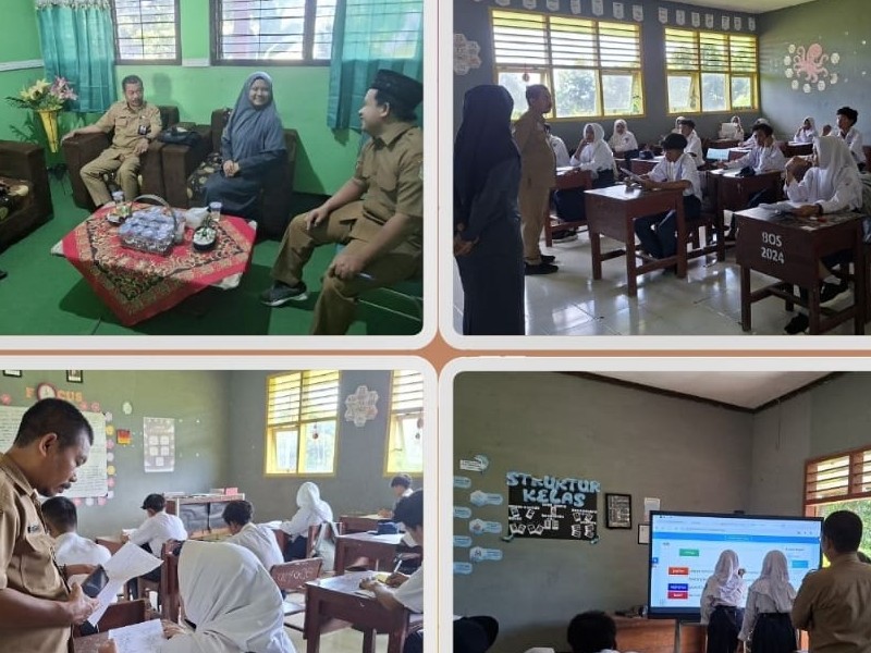 Monitoring pengawas ASP Kelas 9 dan pemanfaatan PID oleh Bapak Usman Yadi, M.Pd.
